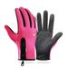 Outdoor-Fahrradhandschuhe, Sport-Ski- und Bergsteigerhandschuhe, Herbst und Winter, Touchscreen, rutschfest, wasserdicht, winddicht, Fleece, warm_voghion.com