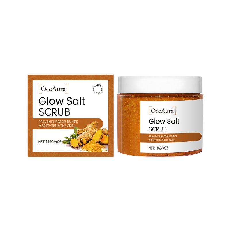 OCEANURA Turmeric Gently Cleansing, Moisturizing, Tender And Smooth Skin Body Care Scrub_voghion.com