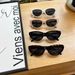 New popular cat eye small frame for women's fashion trend sunshade sunglasses 20320_voghion.com