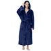 Men's Hooded Bathrobe, Soft Plush Spa Robe with Two Front Pockets, Luxury Pajamas_voghion.com