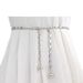 European And American Cross-border New Geometric Metal Waist Chain Women's Thin Belt Summer Dress Accessories In Stock_voghion.com