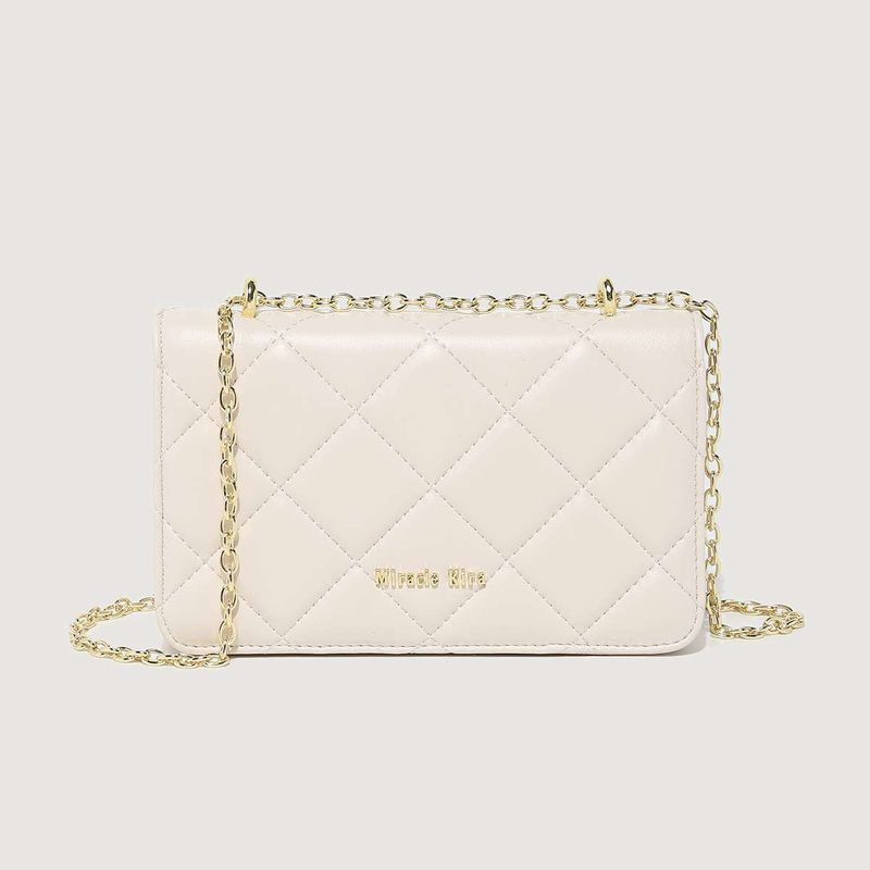Sac carré de petite taille au design de niche pour femmes, saison 2024, diamant, haut de gamme, fente pour cartes multiples, sac messager à chaîne, portefeuille_voghion.com