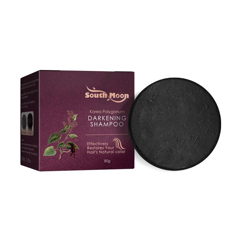 Polygonum multiflorum Shampoo-Seife, nährende Haarwurzel-Haarfarbe, schwarze Haarpflege, Haarreinigung_voghion.com