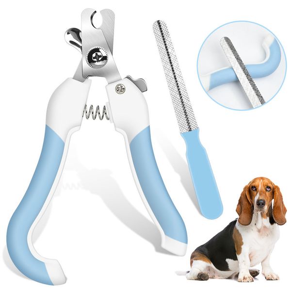 Set di strumenti per tagliare le unghie dei cani e dei gatti con lima elettrica USB per animali domestici_voghion.com