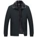 Giacca invernale da uomo foderata in pile per persone di mezza età e anziani - Cappotto caldo e spesso con chiusura a zip, leggero e confortevole_voghion.com