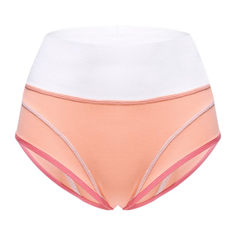 Multi color high waisted women's pure cotton sexy breathable and restrained sports underwear_voghion.com