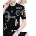 Men's Summer 2023 New Ice Silk Short-sleeved T-shirt Fashionable Brand Fashionable Half-sleeved T-shirt Loose Round Neck Top Clothes for Men_voghion.com