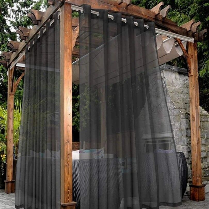 Outdoor Waterproof String Curtain - Durable Terylene Screen With Rainproof Finish (Weather Resistant)_voghion.com
