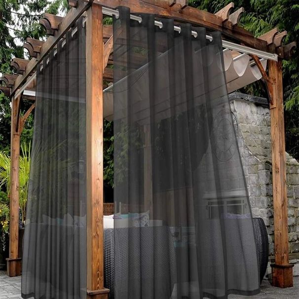 Outdoor Waterproof String Curtain - Durable Terylene Screen With Rainproof Finish (Weather Resistant)_voghion.com