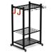Metal Garden Tool Organiser With Hooks - Garage Storage Rack_voghion.com