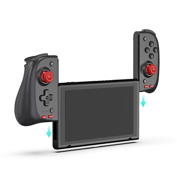 19210D Nintendo Switch Pro Gamepad Denetleyicisi için kablolu 1L1R Joycon Saplı Tutacak Gyro Joy-pad Joystick Aksesuarları_voghion.com