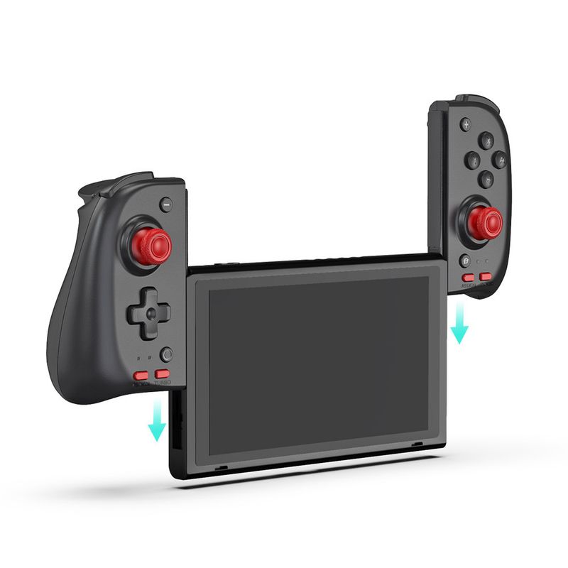 19210D För Nintendo Switch Pro Gamepad Controller Trådbunden 1L1R Joycon Handtagsgrepp Gyro Joy-pad Joystick Tillbehör_voghion.com