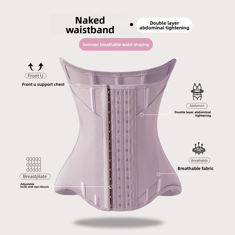 Ceinture amincissante VoleFox MISTHIN respirante et renforcée en polyamide pour une silhouette en sablier et un soutien du dos_voghion.com