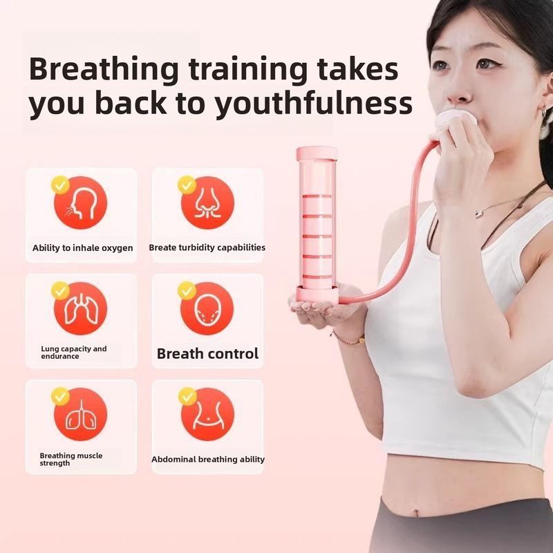 IPO Dumbbell Breathing Trainer Exercise Lung Capacity Abdominal Vest Line Pelvic Floor Muscle Face Slimming Device_voghion.com