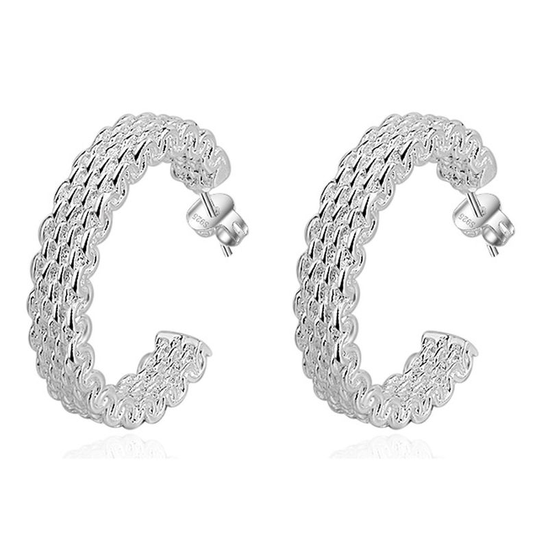 Sterling VENUS Sier Fashion Earring voor vrouwen Ronde Stud Earring Kerstcadeau Party Bruiloft Sieraden Who_voghion.com