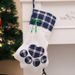 CozyPaws Christmas Stocking Hangers - Festive Dog Bone & Cat Paw Sock Holder For Holiday Decor_voghion.com