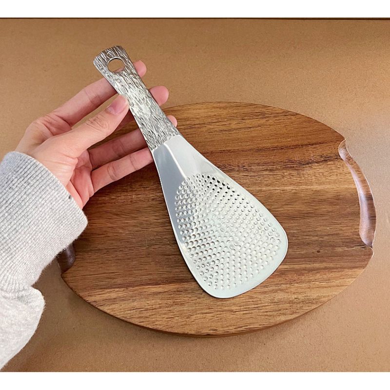 Aoliwo 304 Stainless Steel Non-Stick Household Non-Damaging Cooker Rice Scoop Serving Spoon_voghion.com