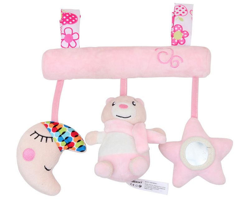 Ciondolo a forma di campana con barra per appendere il tornio a forma di animale da fattoria, giocattolo per bambini_voghion.com