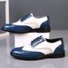 Euro Step Herbst Neue Brogues Für Männer, Geschnitzte Farbblöcke, Große Größe, Vielseitig Für Jugendliche, Trend Zu Formellen Herrenschuhen Aus Leder_voghion.com