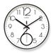 Yipula 6102 Living Room Digital Wall Watch Modern On-Time Silent Sweep Second Quartz Clock_voghion.com