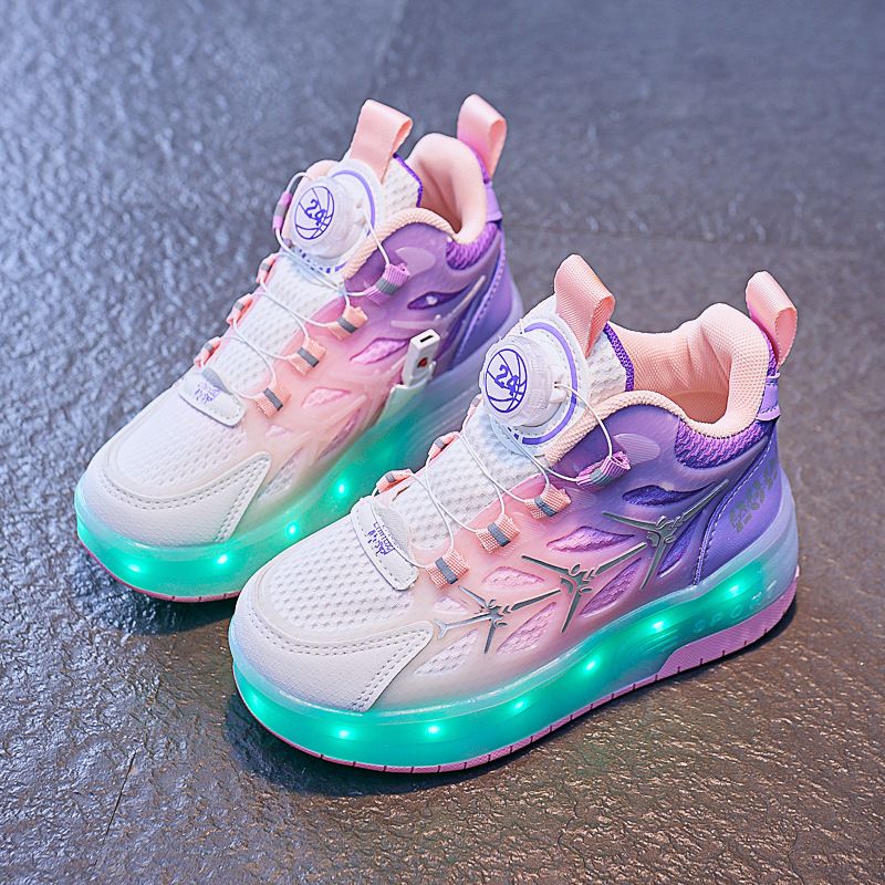 Mutter & Kinder Schuhe Leuchtende Sportschuhe für mittlere und große Kinder Beliebte Rollschuhe für Schüler und Mädchen_voghion.com