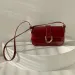 Borsa di alta gamma per donna in bordeaux con morsetto, borsa alla moda, borsa a tracolla sottobraccio, borsa a tracolla_voghion.com