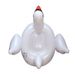 Inflatable Swan Ride-On Pool Float - Giant White Goose Lounge Chair For Adults (150cm Heavy-Duty PVC Comfortable Seat Summer Party Essential)_voghion.com