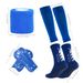 dospělí muži a ženy protiskluzové lepidlo fotbalové ponožky kombinovaná sada chrániče nohou ponožky popruhy_voghion.com