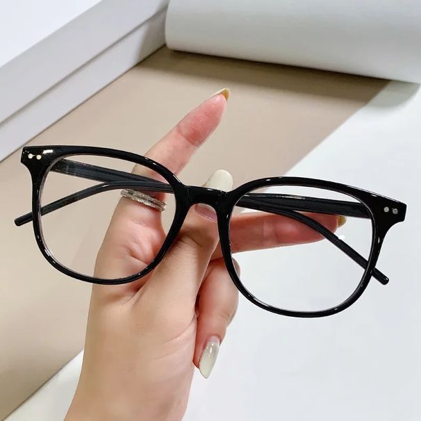 Lunettes carrées noires anti-lumière bleue pour femmes et hommes, monture optique surdimensionnée, protection des yeux, lunettes de bureau pour ordinateur_voghion.com