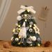 Glowing Frosted Christmas Trees – PET Snowy & LED Illuminated Mini Trees For Tabletop, Shelf, Or Holiday Displays_voghion.com