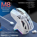 Smailang M8 Wireless Bluetooth Three-Mode Gaming Mouse Lightweight Laptop Desktop E-Sports PAW3311_voghion.com