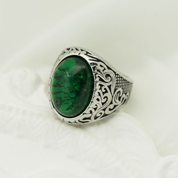 Nuovo anello da uomo alla moda, semplice e colorato, con runa vichinga_voghion.com