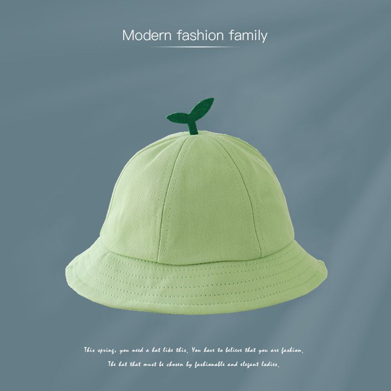 Cubo de hierba de brotes de moda, nuevo protector solar para niños, sombrero de pescador de verano 2024 para bebés._voghion.com