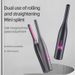 USB Rechargeable And Curler Dual-use Mini Electric Bangs Wireless Hair Beard Straightener_voghion.com