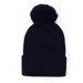 Berretto in maglia per bambini con pompon - Caldo cappello invernale per ragazzi e ragazze - Design a coste morbido ed elasticizzato - Protezione per le orecchie - Colori a tinta unita_voghion.com