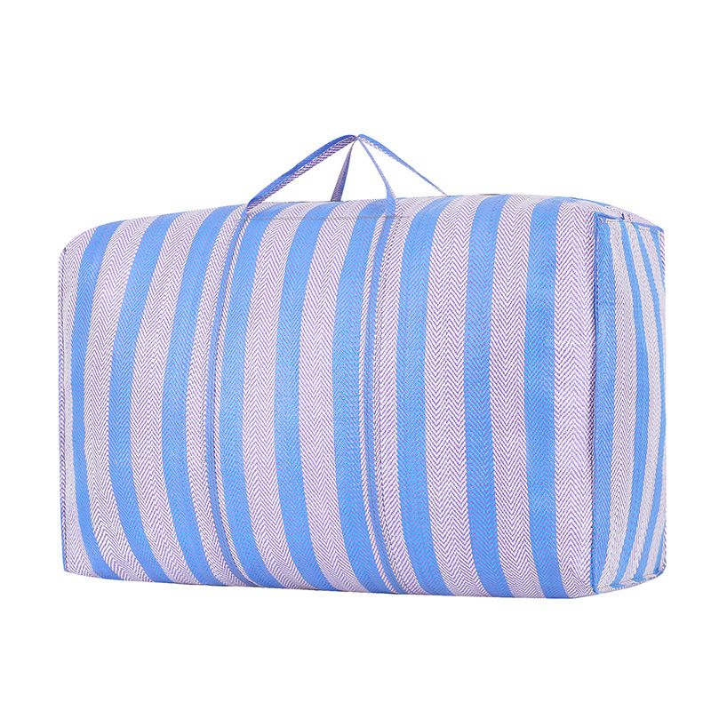 Borsa da imballaggio per traslochi, borsa per trapunta, borsa per bagagli portatile di grande capacità, borsa tessuta a strisce in pelle di serpente all'ingrosso_voghion.com