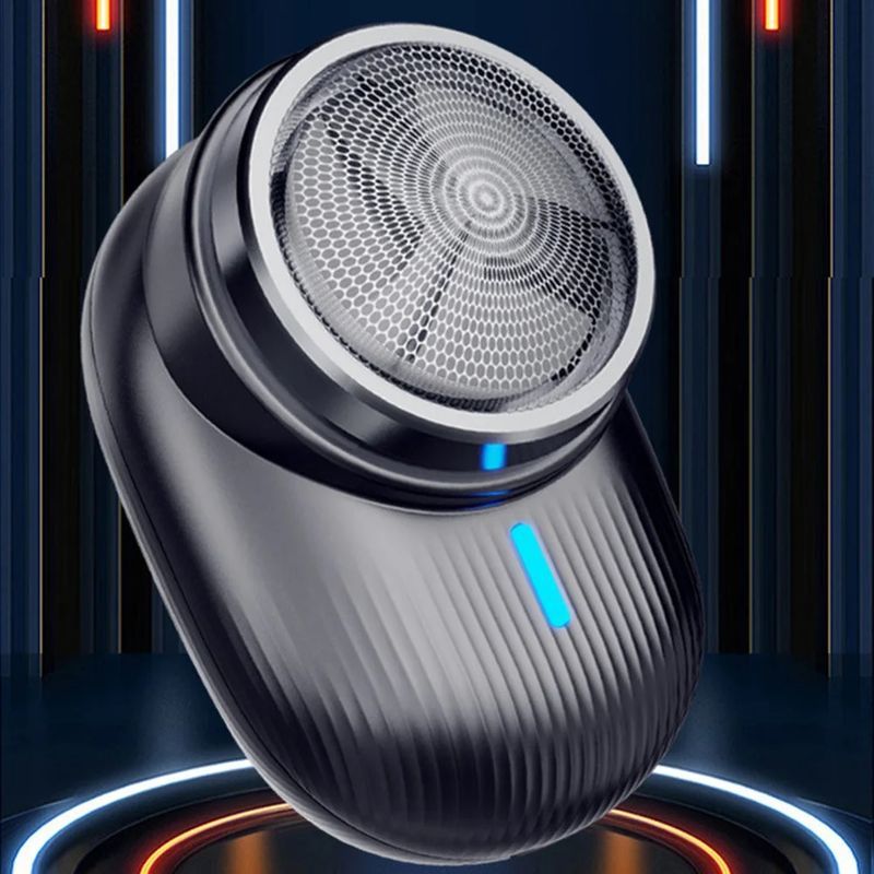 Mini Portable Electric Shaver Knife Accessories USB Rechargeable Hair Cutting hine For Men Camping Travel_voghion.com