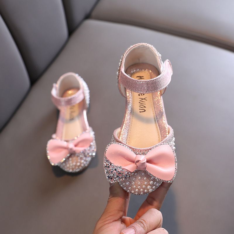 Novos sapatos de princesa para meninas, sapatos de dança para bebês, sapatos de princesa para meninas do meio_voghion.com