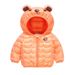 Jaqueta infantil leve com estampa de urso - Casaco de inverno macio e quente para crianças pequenas (80-120 cm) - Lavável à máquina com capuz em várias cores_voghion.com