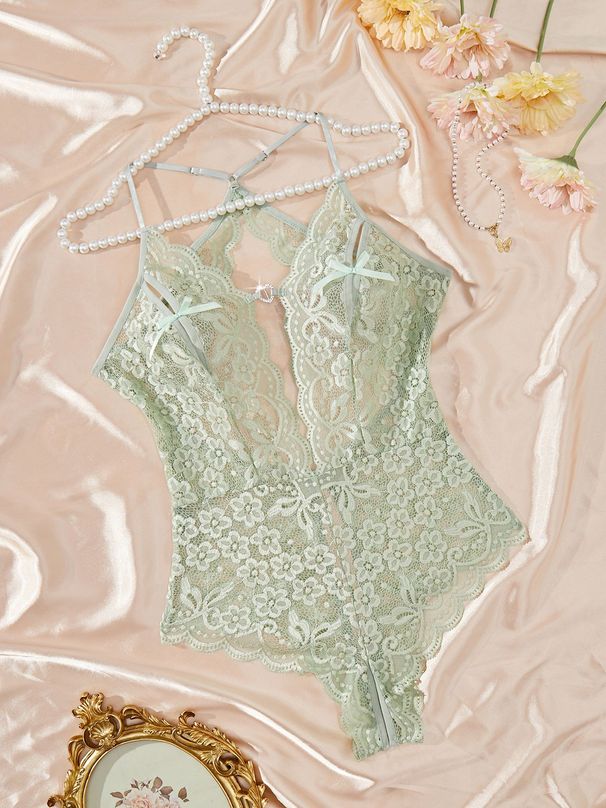 Sex Products Open Crotch Suspender Jumpsuit Can Be Expanded_voghion.com