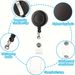 PVC Waterproof ID Card Holder ID Lanyard Easy To Pull Buckle Retractable Easy To Pull Badge Buckle_voghion.com