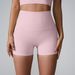 Women’s Clothing Three Point Sports Shorts Back High Waist Hip Peach Quick Drying Fitness Yoga Shorts For Women_voghion.com