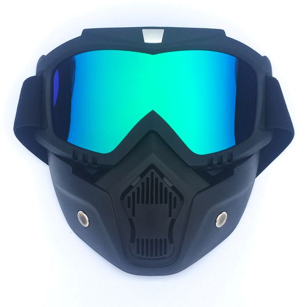 Retro Motorcycle Goggles – UV Protection, Anti-Fog, Interchangeable Lenses For Off-Road Riding, Snow Sports & Outdoor Adventures (Unisex)_voghion.com