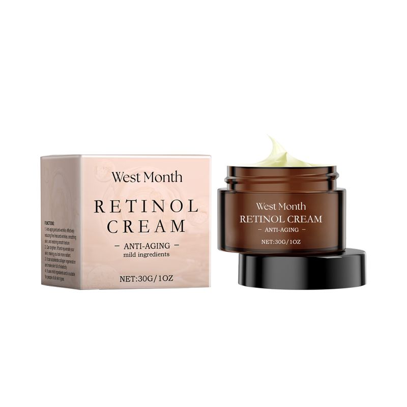 Crème au rétinol West & Month, crème hydratante pour le visage au rétinol et à l'arbutine_voghion.com