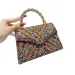 Borsa a mano con tracolla versatile da donna, di lusso, per feste e serate, con strass, di nuova concezione e design di nicchia._voghion.com