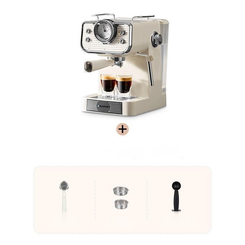 German Blaupunkt Coffee Machine Home Sea Salt Small Square Italian Semi-Automatic Milk Frother KF07A_voghion.com
