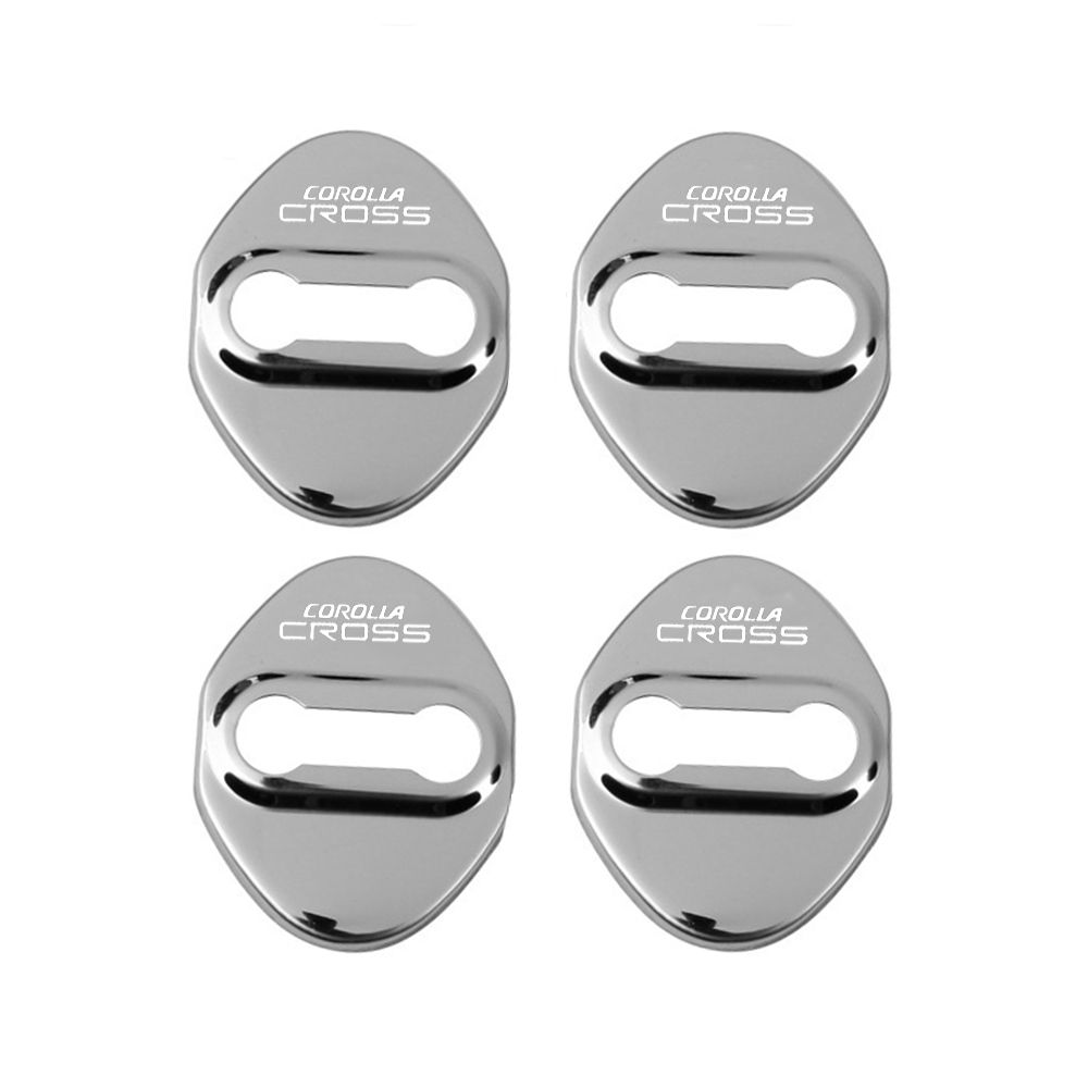 För 4PCS bildörrlåsskydd Skydda biltillbehör För Corolla Cross Bilklistermärke_voghion.com