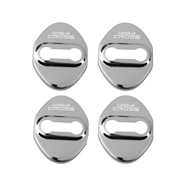 För 4PCS bildörrlåsskydd Skydda biltillbehör För Corolla Cross Bilklistermärke_voghion.com