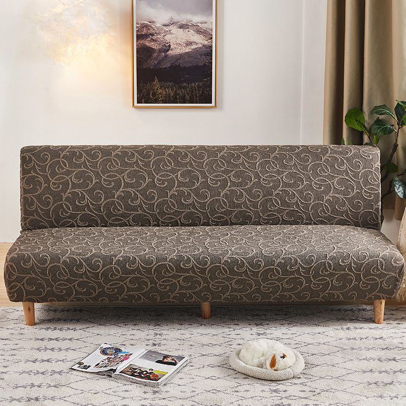Embossed three-dimensional thickened sofa cover elastic universal lazy sofa cover armless sofa bed full dust cover_voghion.com