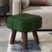 High-end Adult Internet Celebrity Solid Wood Small Flower Sofa Home Coffee Table Living Room Four-leaf Clover Stool_voghion.com